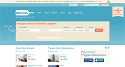 Desktop Screenshot of hostels.com